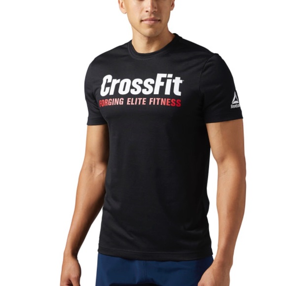 reebok crossfit t shirt black